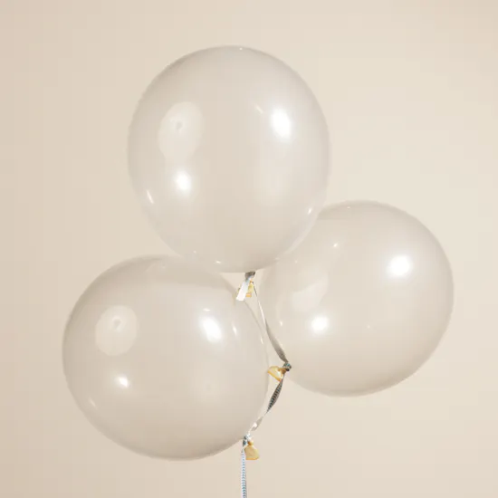 Royal Transparent Balloons | 3 Balloons