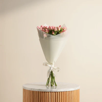 باقة بيبي جورى وردي | 12 زهرة باقة بيبي جورى وردي | 12 زهرة