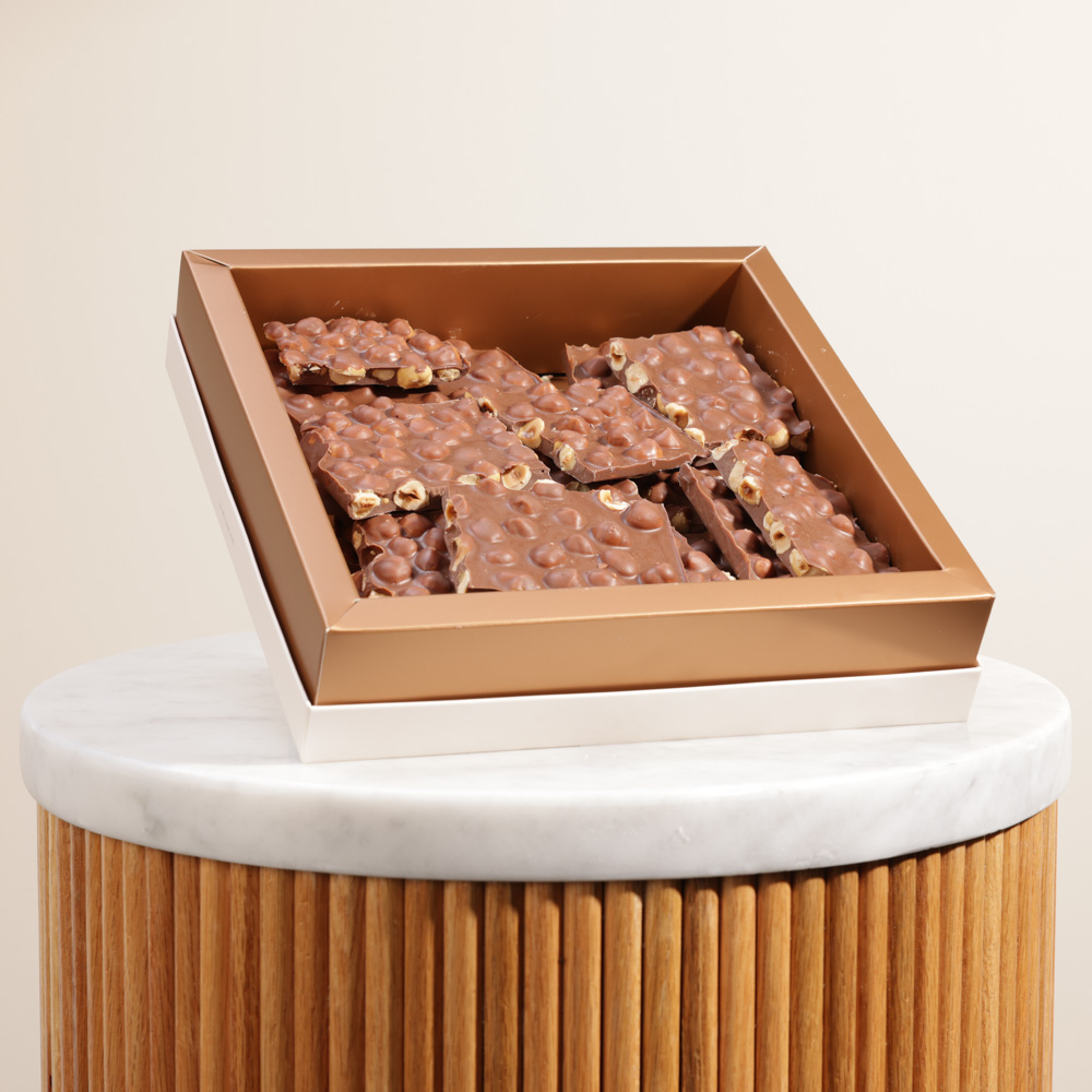 Ghazl Chocolatier Hazelnuts Chocolate Slabs Box