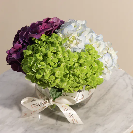 Delicate Hydrangea Vase