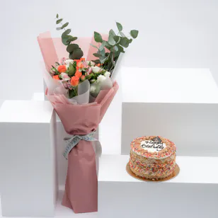 Sucre De Nada Vanilla Birthday Cake | Joy Bouquet