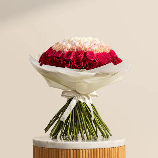 Modern Majesty Rose Bouquet