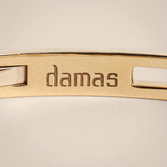 Damas Alif Brilliance Yellow Gold and Diamond Bangle