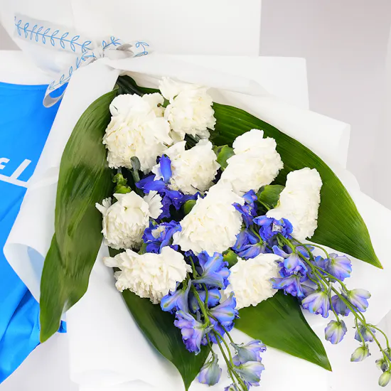 Al Hilal Medium Fan T-shirt | Blue Bouquet