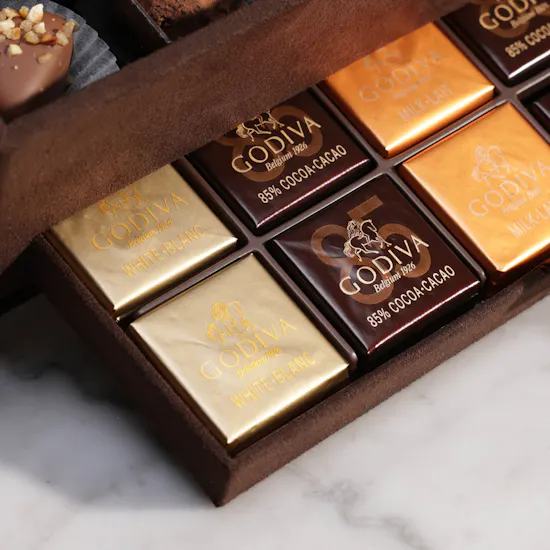 Godiva Small Royal Brown Chocolate Box | 45 Pieces