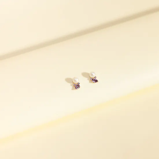 Miss L' by L'azurde Pearl Earrings
