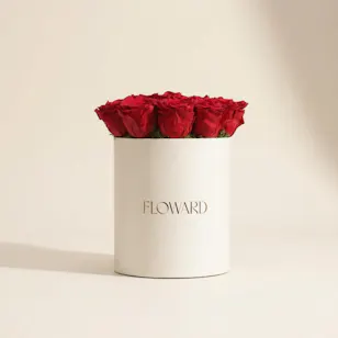 Romantic Preserved Red Rose Box
