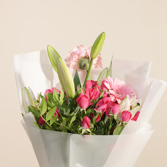 Madeleine Get Well Soon Floral Cake | Delicate Flowers Bouquet