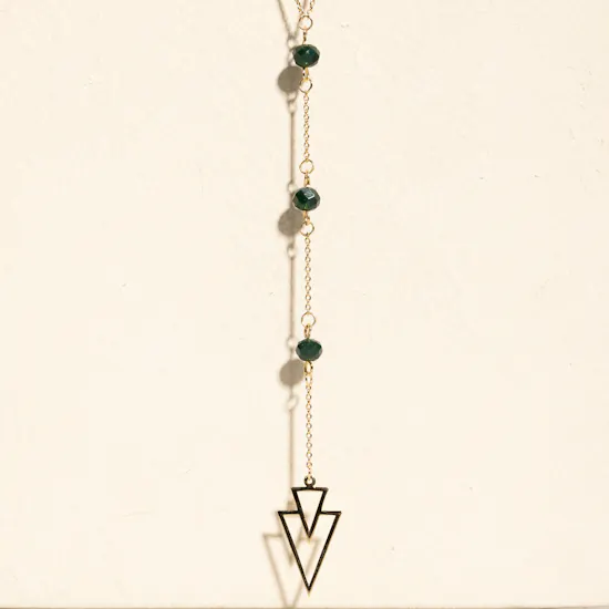 Siran by Iram Geometric Gold Chain Necklace