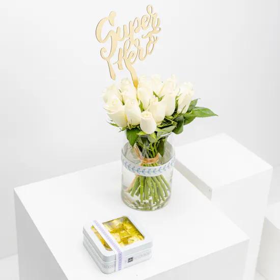 Patchi Tin Chocolate Box | Superhero Vase