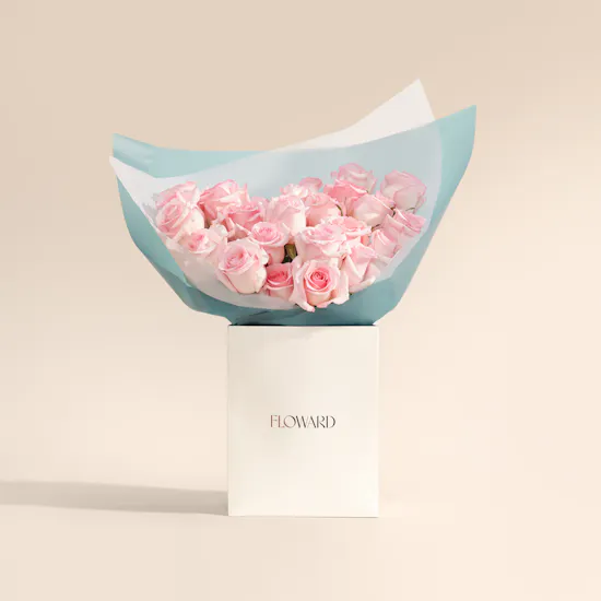 Sweet Blush Rose Bouquet