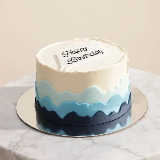 Floward Happy Birthday Mini Blue Cake