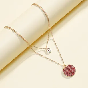 Swarovski Ginger Layered Pendant