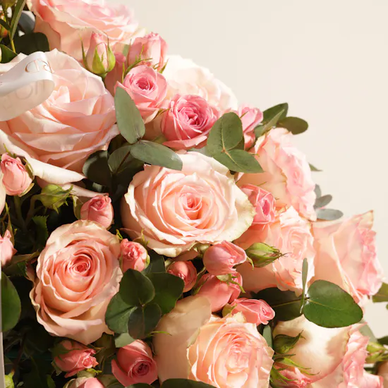 Pink Brust Flower Vase