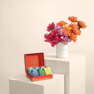 TWG Tea Five O'Clock Tea Taster Box | Shared Delight Flowers TWG Tea Five O'Clock Tea Taster Box | Shared Delight Flowers
