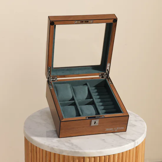 Heisse & Söhne Borneaux 4+ Walnut Watch Box