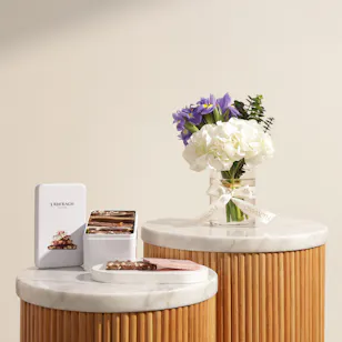 Läderach Mix Frech Chocolate Metal Can | The Royal Flower Vase