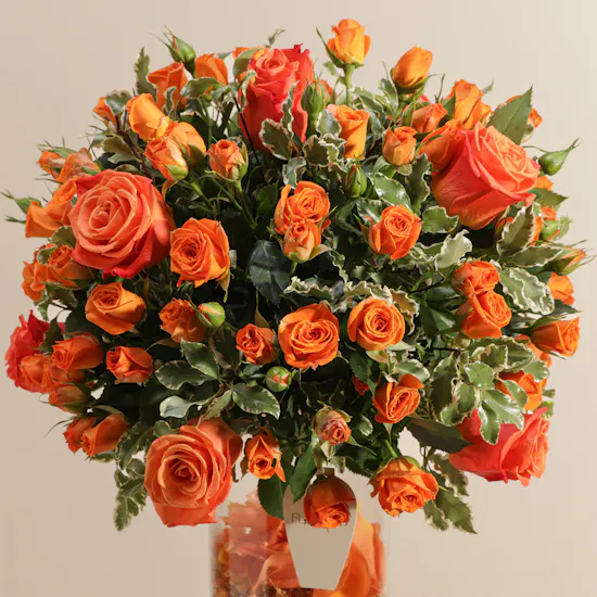 Orange Mandarin Vase