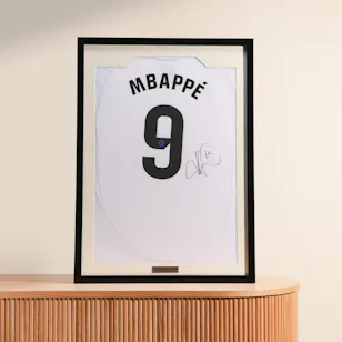 Kylian Mbappé Real Madrid Home 2024-2025 Signed T-shirt