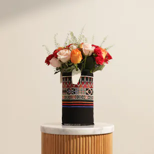 Desert Threads Roses Vase Desert Threads Roses Vase