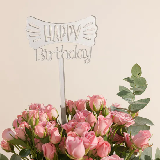 Laderach Praline Chocolates Wooden Box | Happy Birthday Flowers Vase