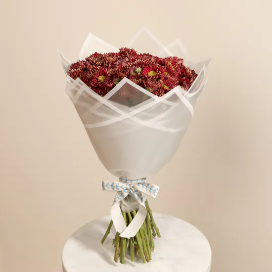 Red Flowers Bouquet | 25 Flowers