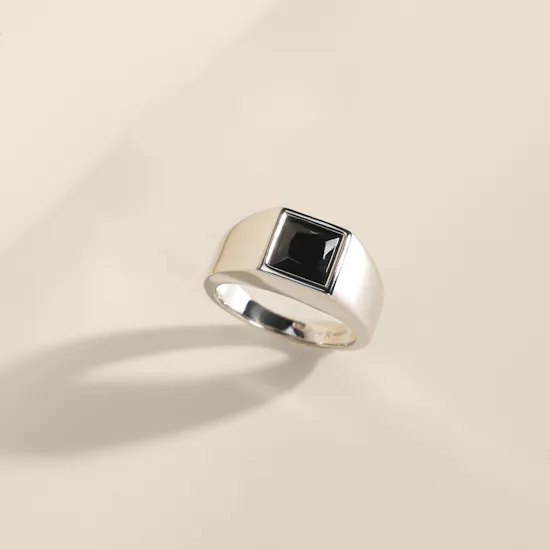 Floward Monolith Ring Silver Men's Ring | Size 10