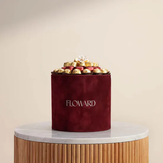Floward Red Velvet Mix Chocolate Box