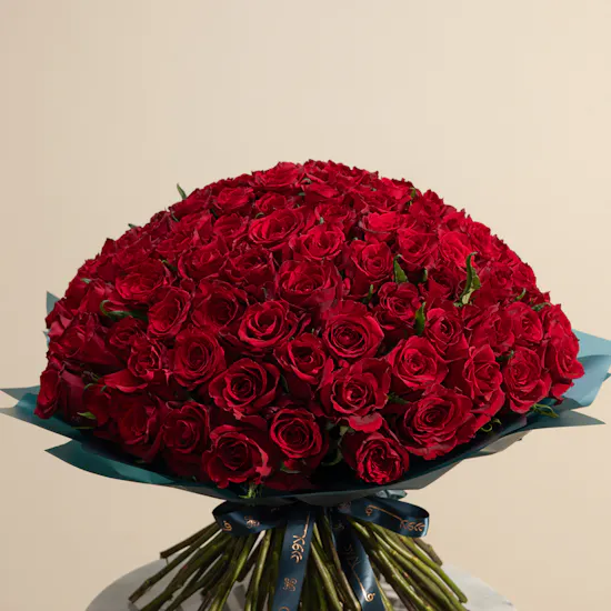 Letters of Love Flower Bouquet | 150 Flowers