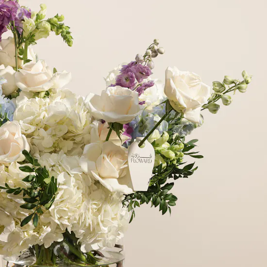 Charming Delphinium Vase