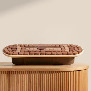 Otantik Sweets Chocolate Risen Oval Tray