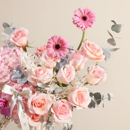 Gentle Embrace Flower Vase
