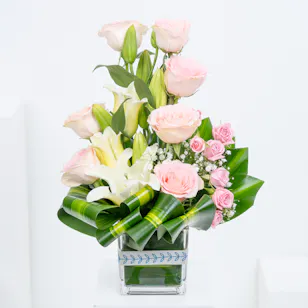 Esperance Rose | Glass Vase Esperance Rose | Glass Vase