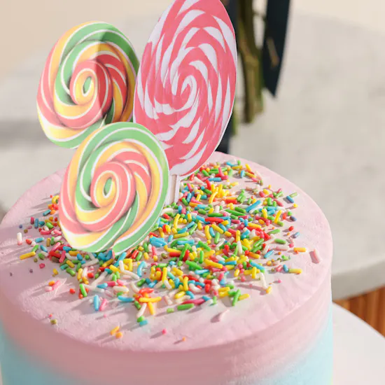December Cake Colorful Eid Joy Cake | Graceful Flowers
