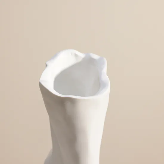 Floward Ballet White Ceramic Vase