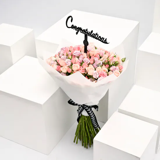 joyful bouquet, Graduation collocation