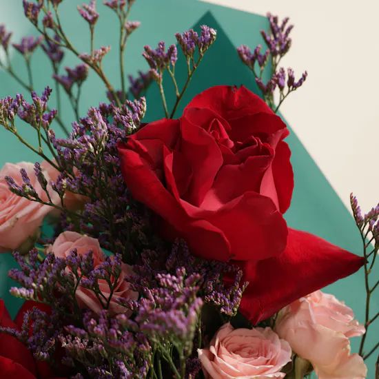 Shimmering Magical Flowers Bouquet