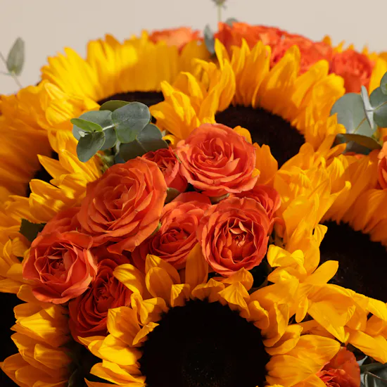 Golden Flame Flower Box