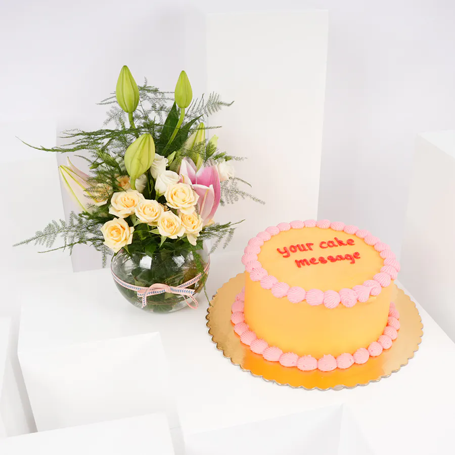 Helen's Bakery Personalized Chocolate Cake | Spring Vase 5
