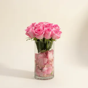 Pink Plush Rose Revival Vase Pink Plush Rose Revival Vase