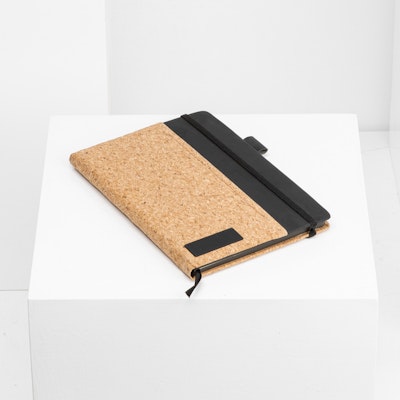 Atom Cork Notebook with Pen Holder