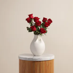 Pure Romance Roses Vase