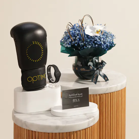 Optimo Membership Voucher with Original Gloves | Midnight Sky Flowers Vase