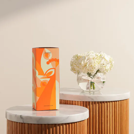 Zahi Diffuser with Scented Sticks | Heartfelt Flower Vase