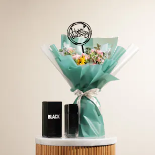Carolina Herrera 212 VIP Black | Birthday Bouquet