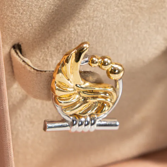 Siran by Iram Pharaonic Falcon Wing Hoop Earrings