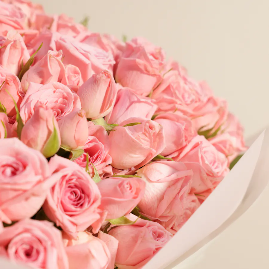 Enchanting Pink Baby Roses Bouquet | 100 Flowers 4