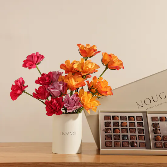 Nouga Gongrats Grad Bonbon Chocolate Box | Classy Flower Box