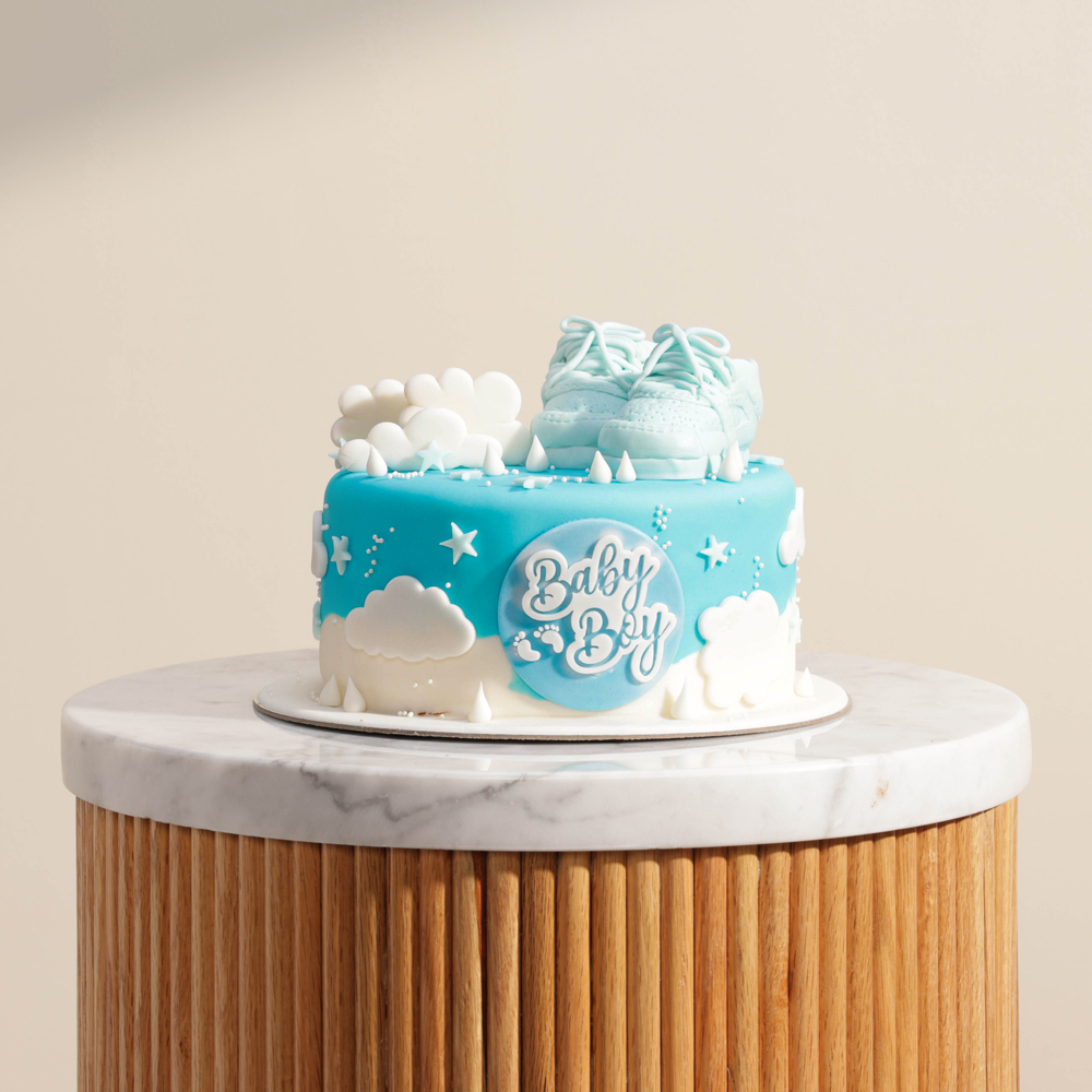 Floward Baby Boy Cake | Chocolate
