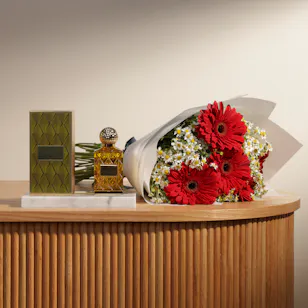 Ibraheem Al-Qurashi Perfume 75 ml | Gerbera Bouquet Ibraheem Al-Qurashi Perfume 75 ml | Gerbera Bouquet